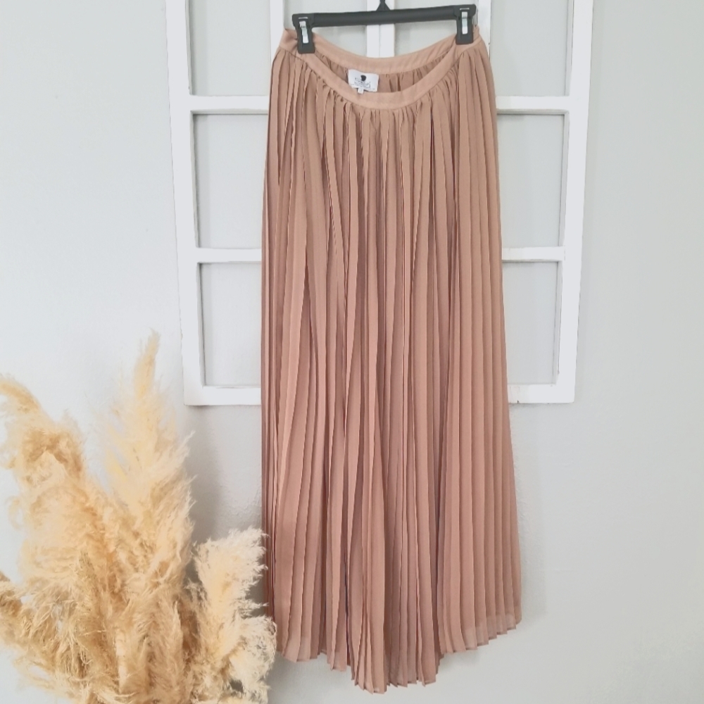 Dainty Jewells Pleated Maxi Skirt